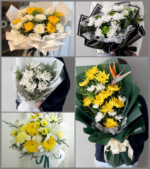 贵州安顺关岭县关索街道大龙潭村白事花束代送
